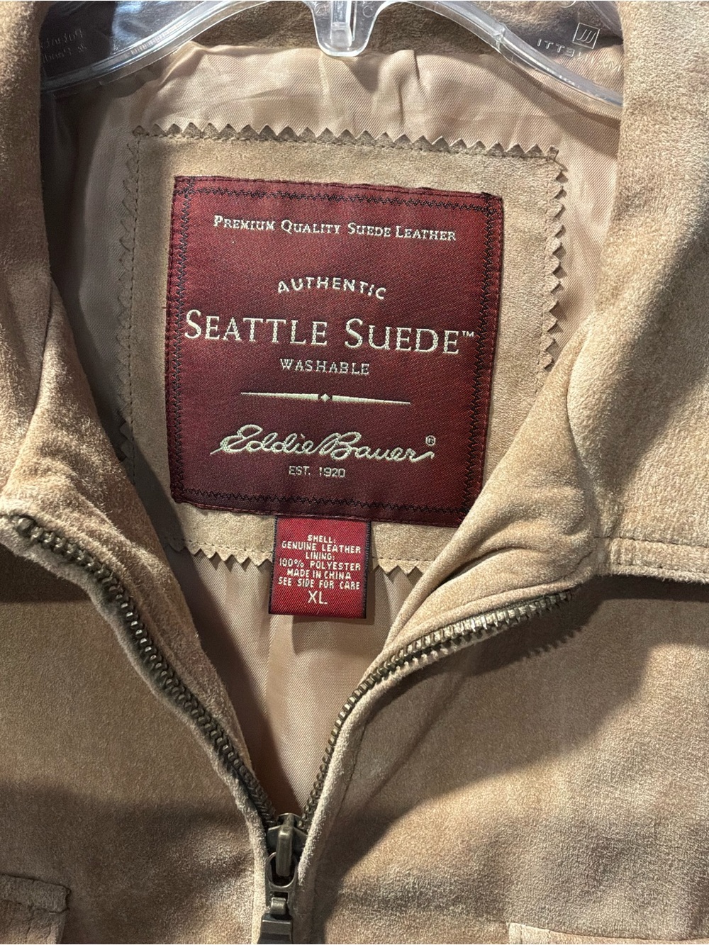 Eddie Bauer Suede Field Jacket - Picture 4 of 9